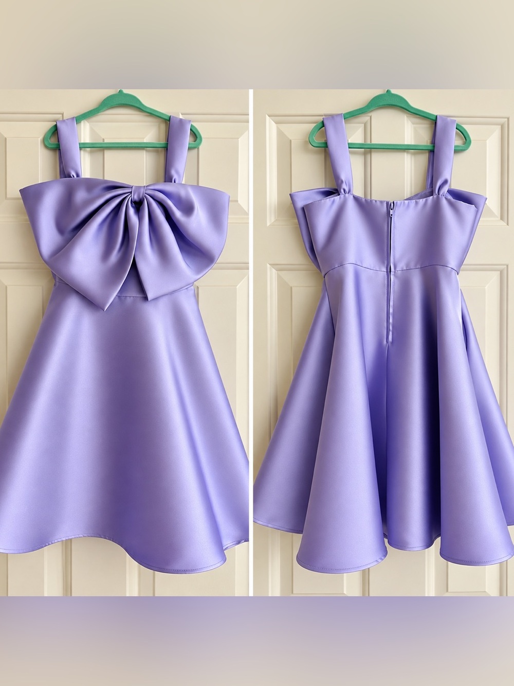 Rare Editions Lilac Bow Party Dress for Girls